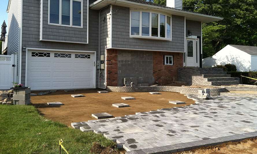 Remodeling Front of House with Pavers