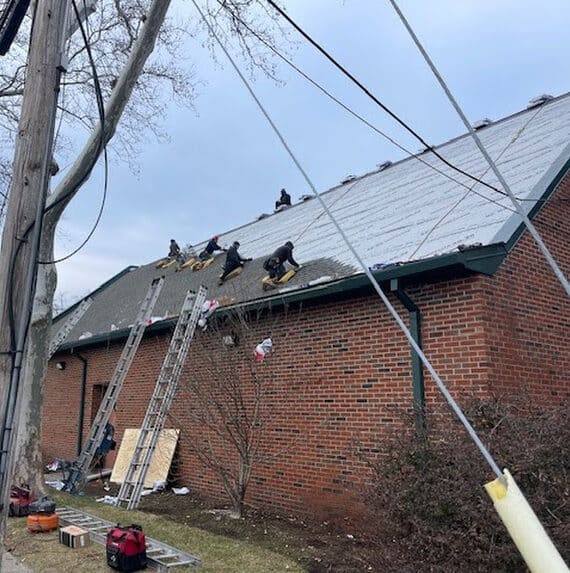 Roof Replacement Project in Progress