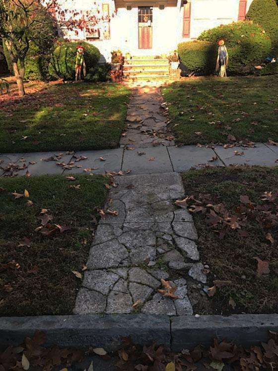First Rate Roofing and Chimney - Walkway Before Our Masonry Services